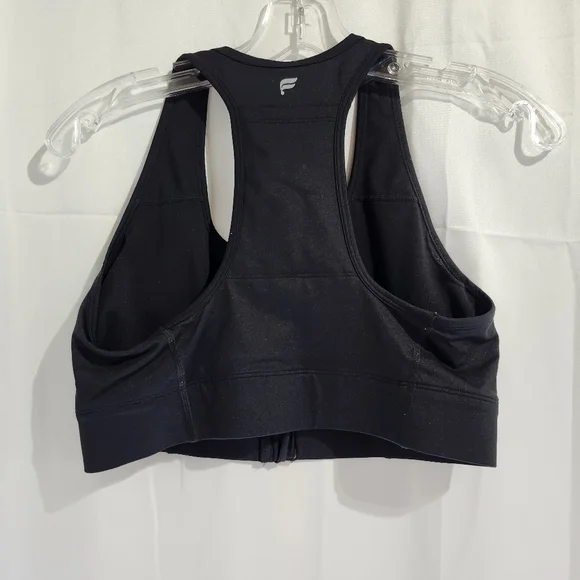 Fabletics Size Medium On-the-go Zip Impact Sports Bra - Picture 3 of 8